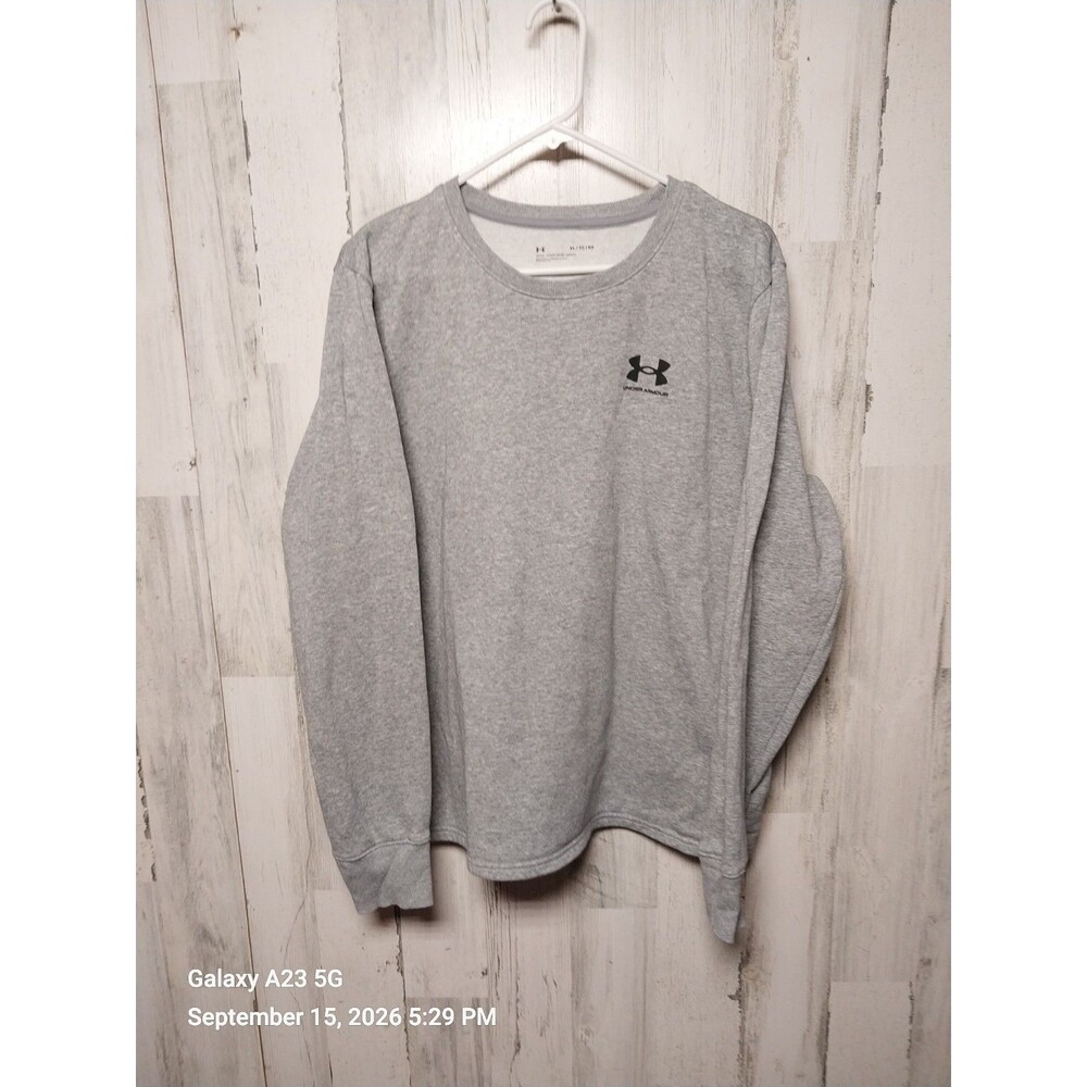 Under Armour Women's XL Gray Crew Neck Sweatshirt